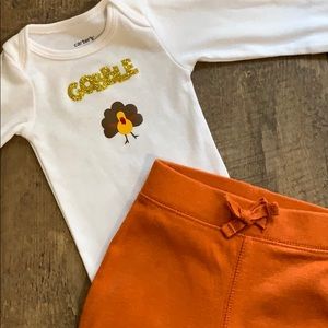 Thanksgiving newborn outfit